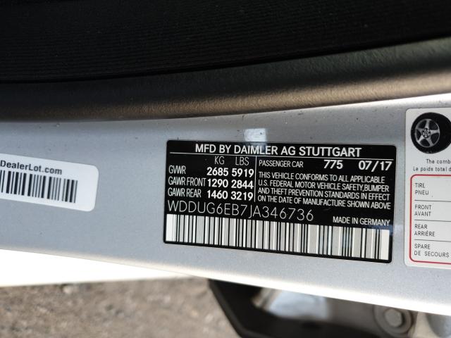 Photo 9 VIN: WDDUG6EB7JA346736 - MERCEDES-BENZ S 450 4MAT 