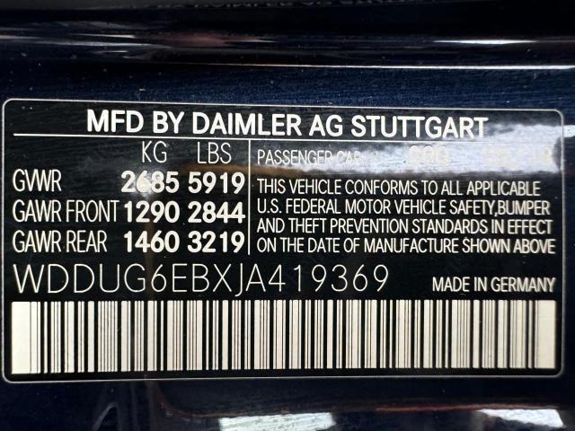 Photo 14 VIN: WDDUG6EBXJA419369 - MERCEDES-BENZ S 450 4MAT 