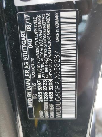 Photo 11 VIN: WDDUG6GB2JA358287 - MERCEDES-BENZ S-CLASS 