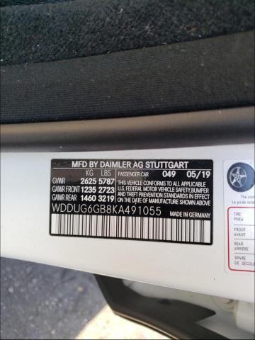 Photo 9 VIN: WDDUG6GB8KA491055 - MERCEDES-BENZ S 450 