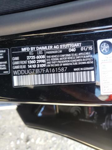 Photo 9 VIN: WDDUG7JB7FA161587 - MERCEDES-BENZ S 63 AMG 