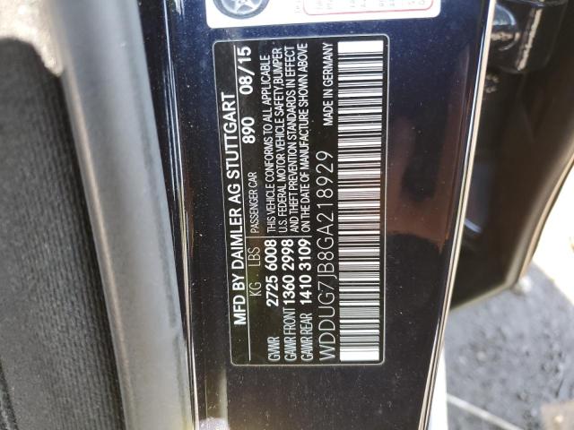 Photo 11 VIN: WDDUG7JB8GA218929 - MERCEDES-BENZ S 63 AMG 