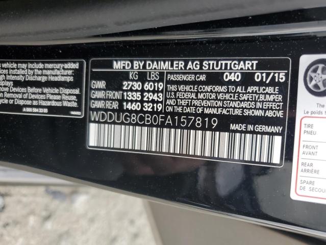 Photo 11 VIN: WDDUG8CB0FA157819 - MERCEDES-BENZ S 550 