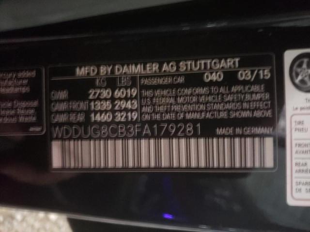 Photo 9 VIN: WDDUG8CB3FA179281 - MERCEDES-BENZ S 550 