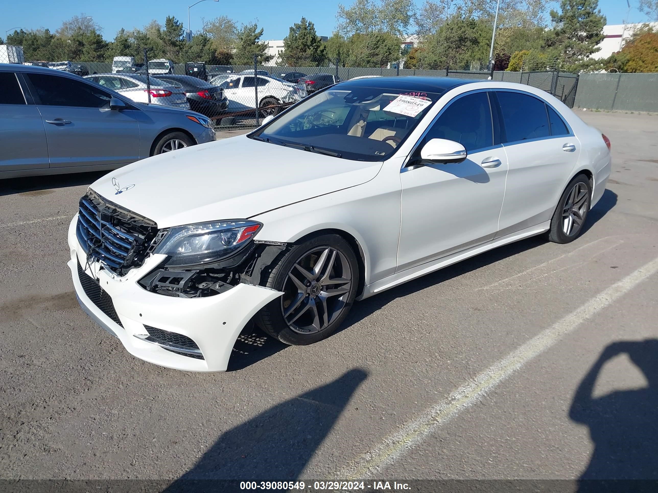 Photo 1 VIN: WDDUG8CB3HA326329 - MERCEDES-BENZ S-CLASS 