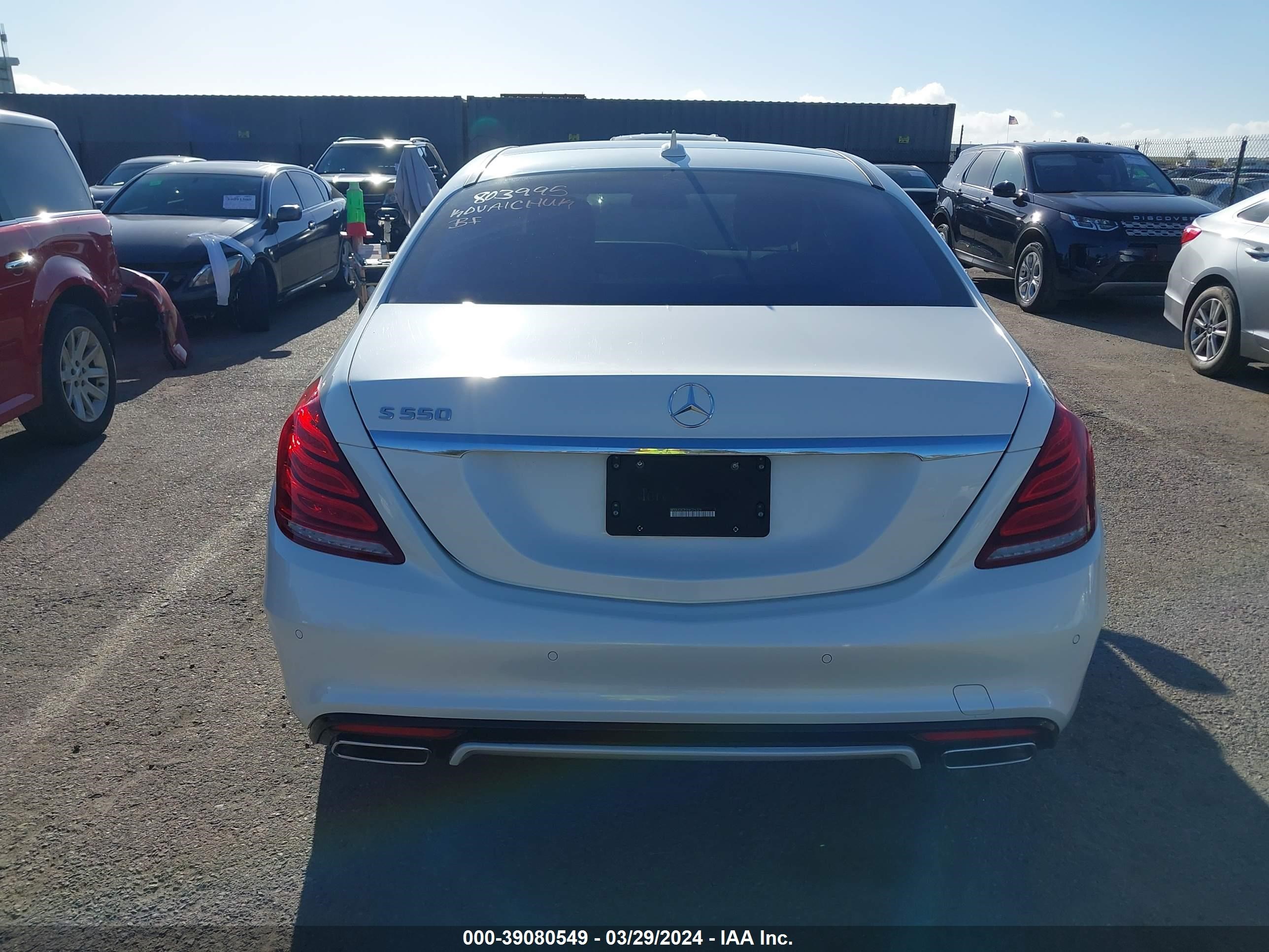 Photo 15 VIN: WDDUG8CB3HA326329 - MERCEDES-BENZ S-CLASS 