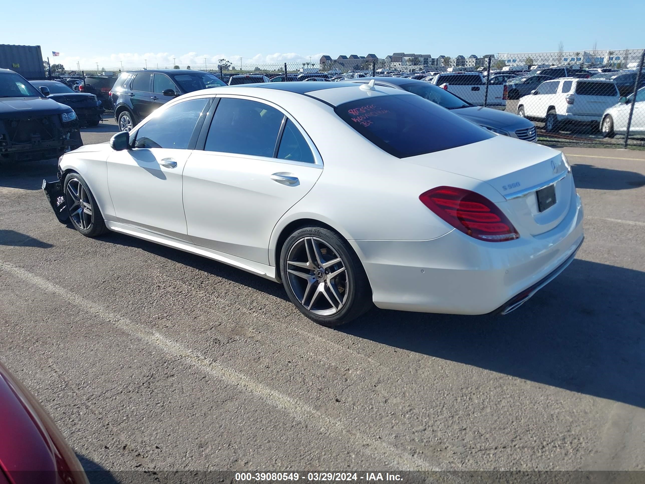 Photo 2 VIN: WDDUG8CB3HA326329 - MERCEDES-BENZ S-CLASS 