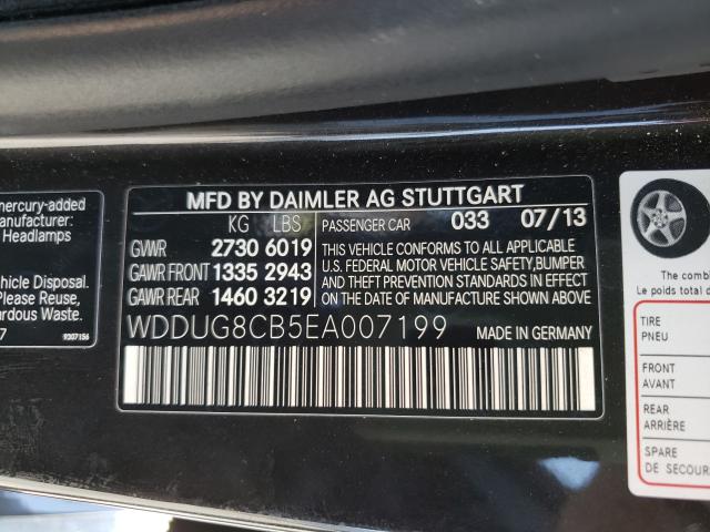 Photo 9 VIN: WDDUG8CB5EA007199 - MERCEDES-BENZ S 550 