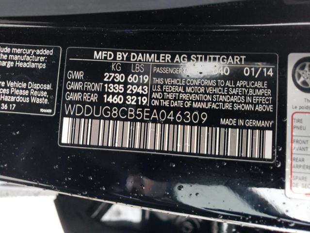 Photo 11 VIN: WDDUG8CB5EA046309 - MERCEDES-BENZ S-CLASS 