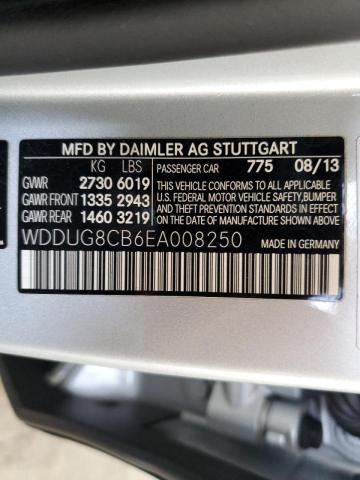 Photo 9 VIN: WDDUG8CB6EA008250 - MERCEDES-BENZ S-CLASS 