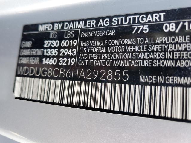 Photo 12 VIN: WDDUG8CB6HA292855 - MERCEDES-BENZ S-CLASS 