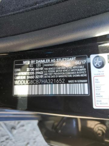 Photo 11 VIN: WDDUG8CB7HA321652 - MERCEDES-BENZ S 550 