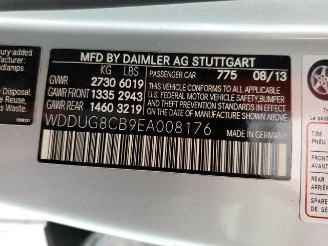 Photo 9 VIN: WDDUG8CB9EA008176 - MERCEDES-BENZ S 550 