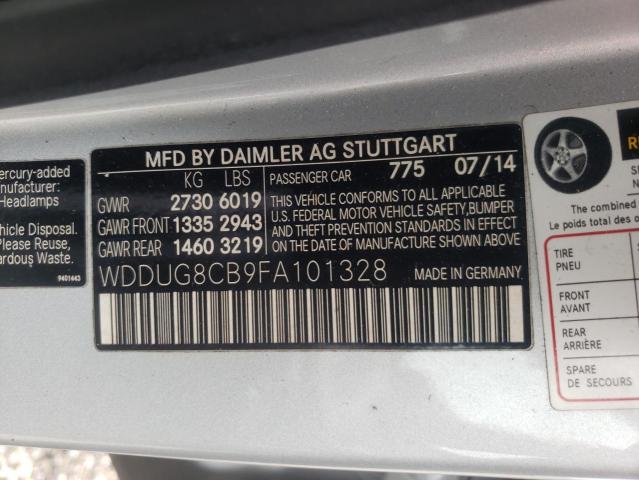 Photo 11 VIN: WDDUG8CB9FA101328 - MERCEDES-BENZ S 550 