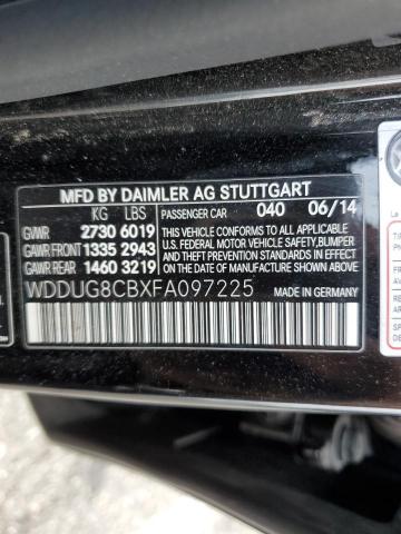 Photo 9 VIN: WDDUG8CBXFA097225 - MERCEDES-BENZ S 550 