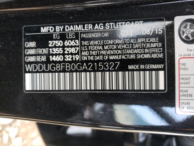 Photo 9 VIN: WDDUG8FB0GA215327 - MERCEDES-BENZ S 550 4MAT 