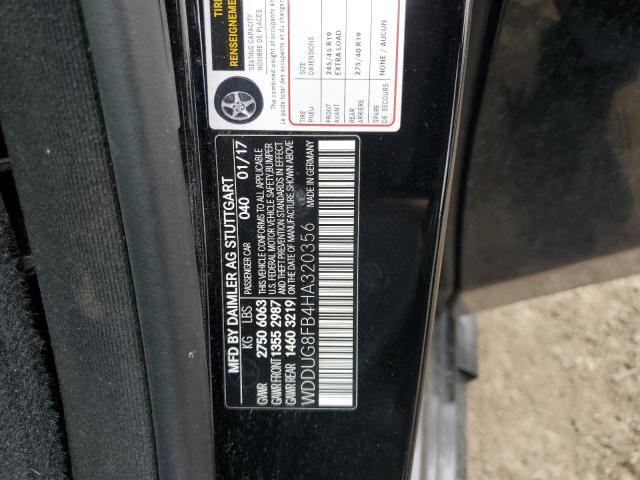 Photo 11 VIN: WDDUG8FB4HA320356 - MERCEDES-BENZ S 550 4MAT 