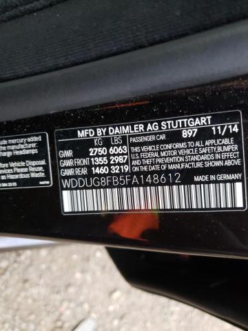 Photo 9 VIN: WDDUG8FB5FA148612 - MERCEDES-BENZ S 550 4MAT 