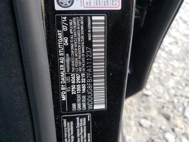 Photo 9 VIN: WDDUG8FB7FA111237 - MERCEDES-BENZ S 550 4MAT 