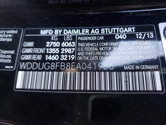 Photo 9 VIN: WDDUG8FB8EA041956 - MERCEDES-BENZ S 550 4MAT 