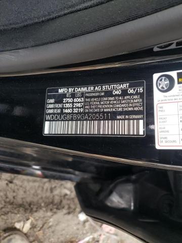 Photo 9 VIN: WDDUG8FB9GA205511 - MERCEDES-BENZ S 550 4MAT 