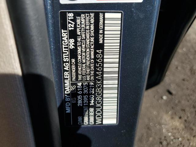 Photo 12 VIN: WDDUG8GB3KA465684 - MERCEDES-BENZ S 560 4MAT 