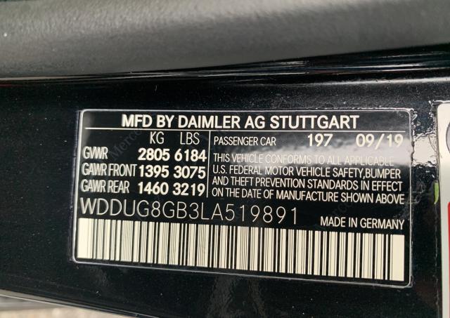 Photo 9 VIN: WDDUG8GB3LA519891 - MERCEDES-BENZ S 560 4MAT 