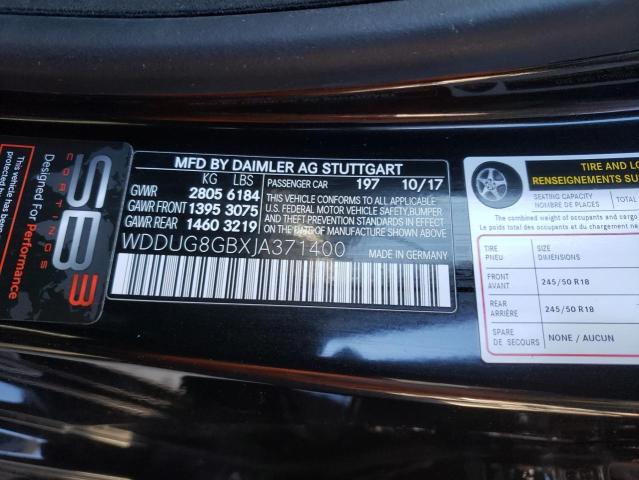 Photo 11 VIN: WDDUG8GBXJA371400 - MERCEDES-BENZ S-CLASS 