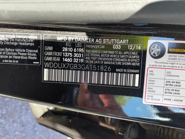 Photo 9 VIN: WDDUX7GB3GA151826 - MERCEDES-BENZ ALL OTHER 