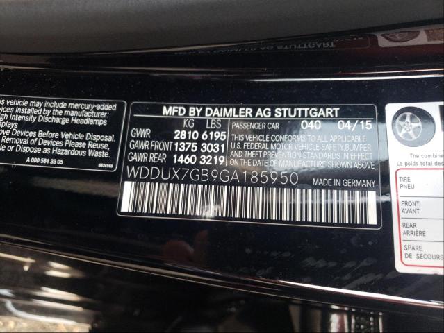 Photo 9 VIN: WDDUX7GB9GA185950 - MERCEDES-BENZ S MERCEDES 