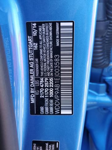 Photo 11 VIN: WDDVP9AB1EJ003583 - MERCEDES-BENZ B ELECTRIC 