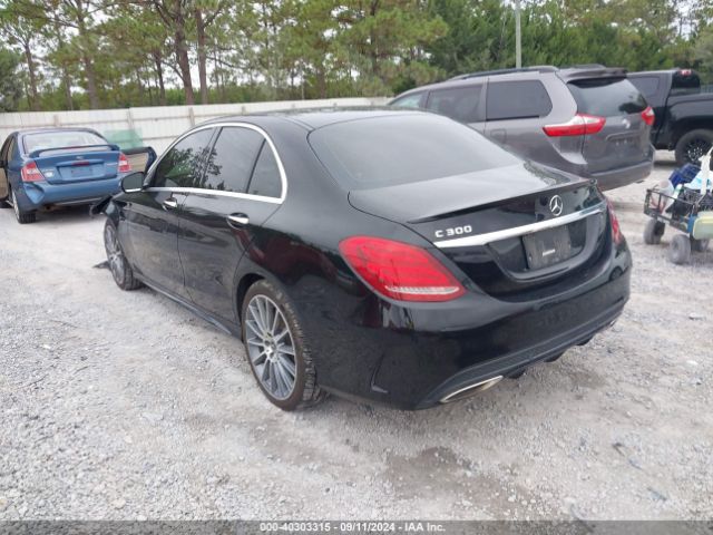 Photo 2 VIN: WDDWF4JB1JR397995 - MERCEDES-BENZ C-CLASS 