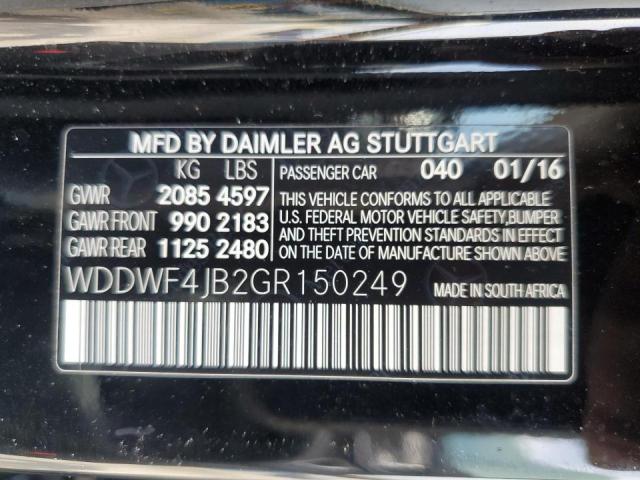 Photo 12 VIN: WDDWF4JB2GR150249 - MERCEDES-BENZ C 300 