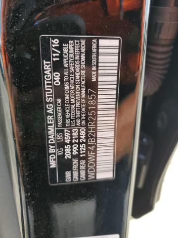 Photo 12 VIN: WDDWF4JB2HR251857 - MERCEDES-BENZ C 300 