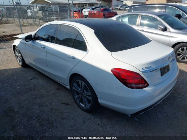 Photo 2 VIN: WDDWF4JB3JR422993 - MERCEDES-BENZ C-CLASS 