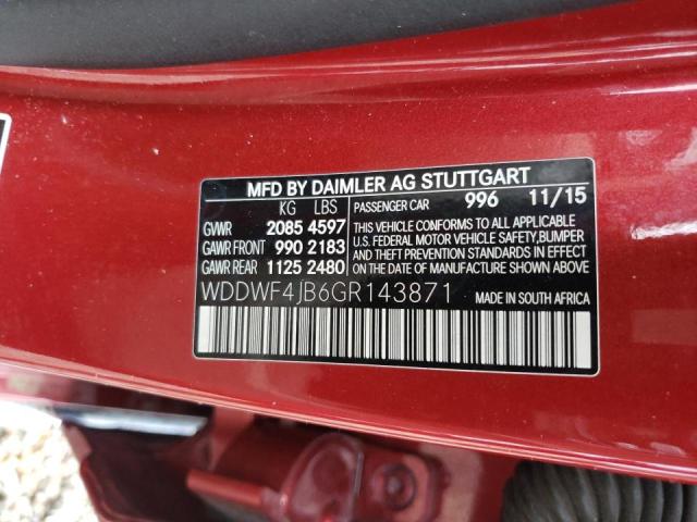 Photo 9 VIN: WDDWF4JB6GR143871 - MERCEDES-BENZ C 300 