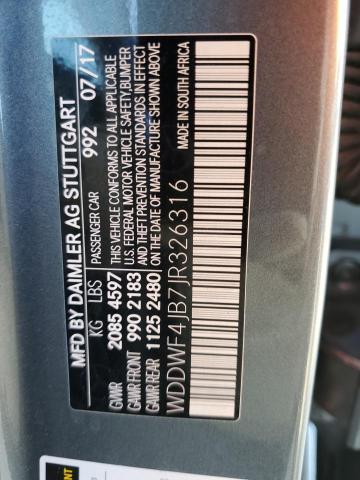 Photo 11 VIN: WDDWF4JB7JR326316 - MERCEDES-BENZ C 300 