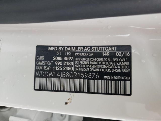 Photo 12 VIN: WDDWF4JB8GR159876 - MERCEDES-BENZ C 300 