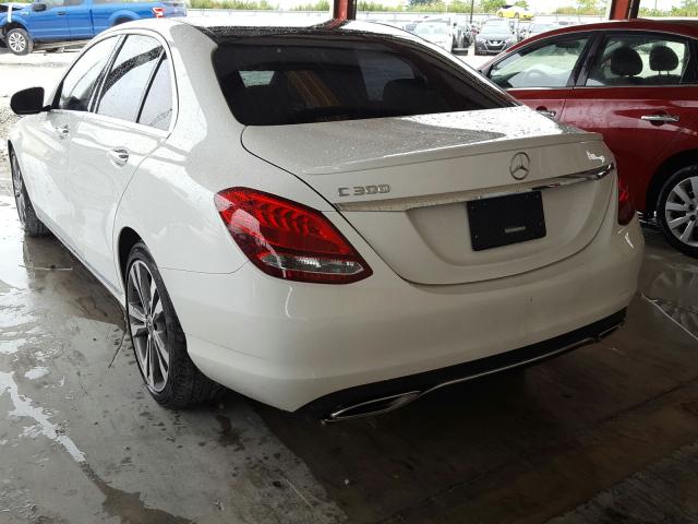 Photo 2 VIN: WDDWF4JB8JR361821 - MERCEDES-BENZ C 300 