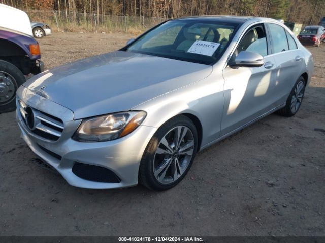 Photo 1 VIN: WDDWF4JB9JR385593 - MERCEDES-BENZ C-CLASS 