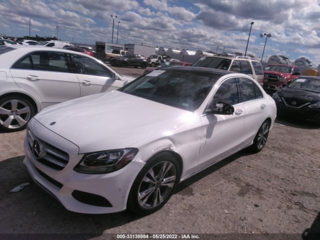 Photo 1 VIN: WDDWF4JB9JR405499 - MERCEDES-BENZ C-CLASS 