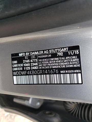 Photo 9 VIN: WDDWF4KB0GR141676 - MERCEDES-BENZ C 300 4MAT 