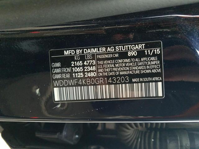 Photo 9 VIN: WDDWF4KB0GR143203 - MERCEDES-BENZ C 300 4MAT 