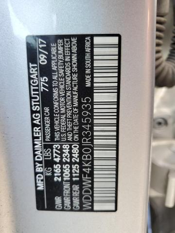 Photo 12 VIN: WDDWF4KB0JR345935 - MERCEDES-BENZ C 300 4MAT 