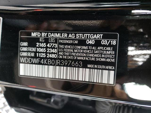 Photo 9 VIN: WDDWF4KB0JR397663 - MERCEDES-BENZ C 300 4MAT 