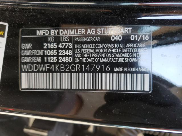 Photo 9 VIN: WDDWF4KB2GR147916 - MERCEDES-BENZ C 300 