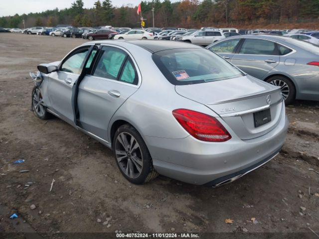 Photo 2 VIN: WDDWF4KB3JR324402 - MERCEDES-BENZ C-CLASS 