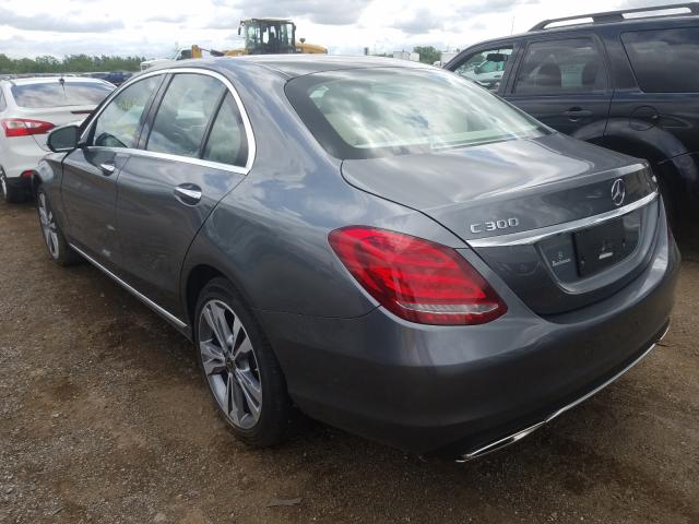 Photo 2 VIN: WDDWF4KB3JR356766 - MERCEDES-BENZ C 300 4MAT 