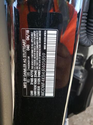 Photo 12 VIN: WDDWF4KB4JR405859 - MERCEDES-BENZ C 300 4MAT 