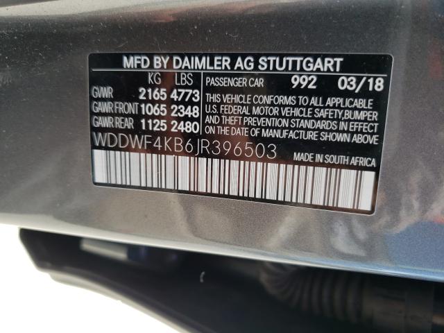 Photo 9 VIN: WDDWF4KB6JR396503 - MERCEDES-BENZ C 300 4MAT 